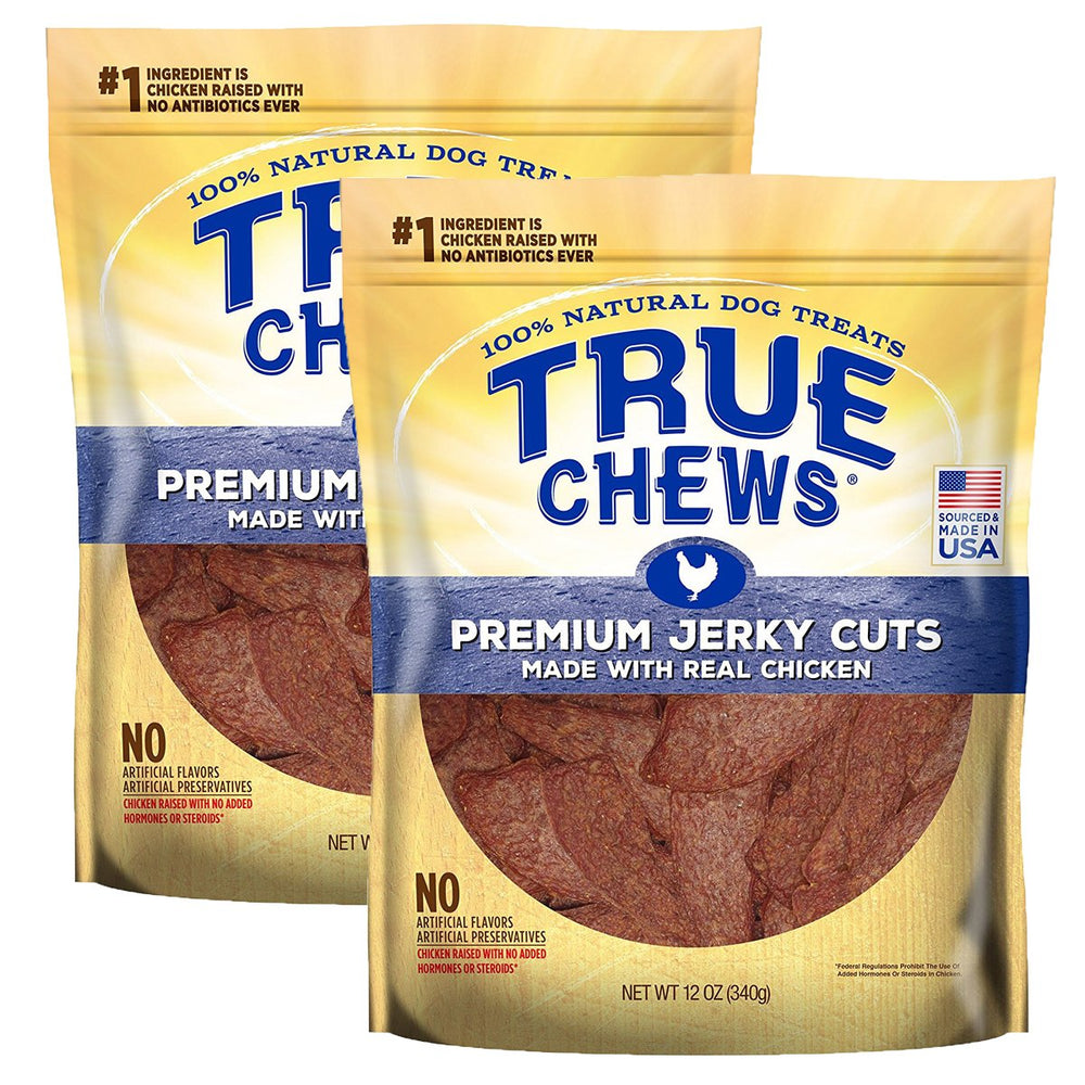 True Chews Tyson packaging change shows updated label and two-pack value.