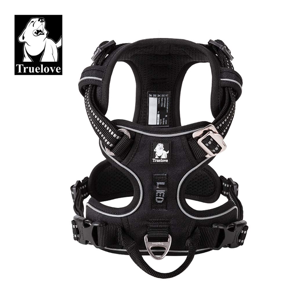 TRUE LOVE dog harness with soft padded chest for comfortable daily wear