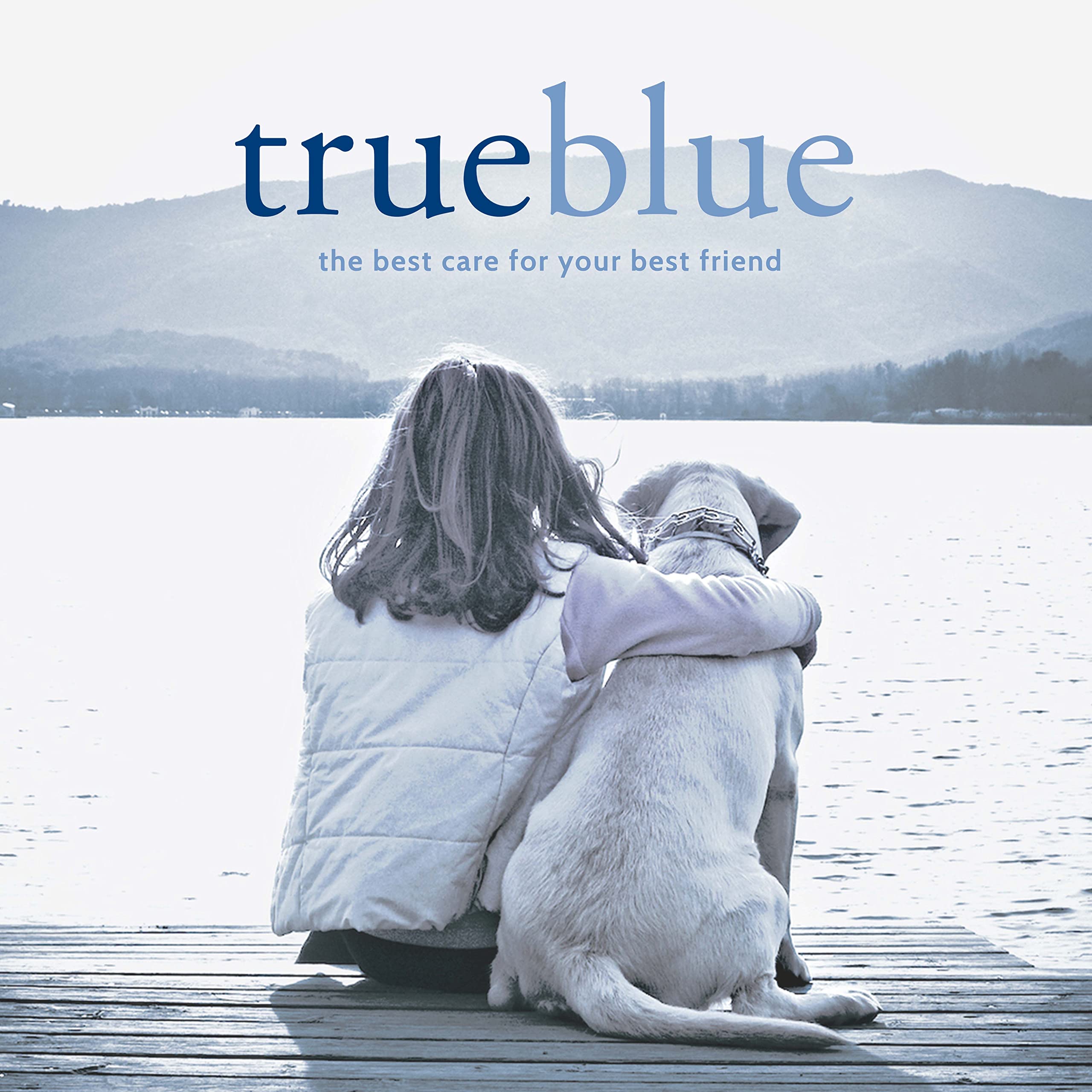 TrueBlue cruelty-free shampoo bottle marked Made in USA.