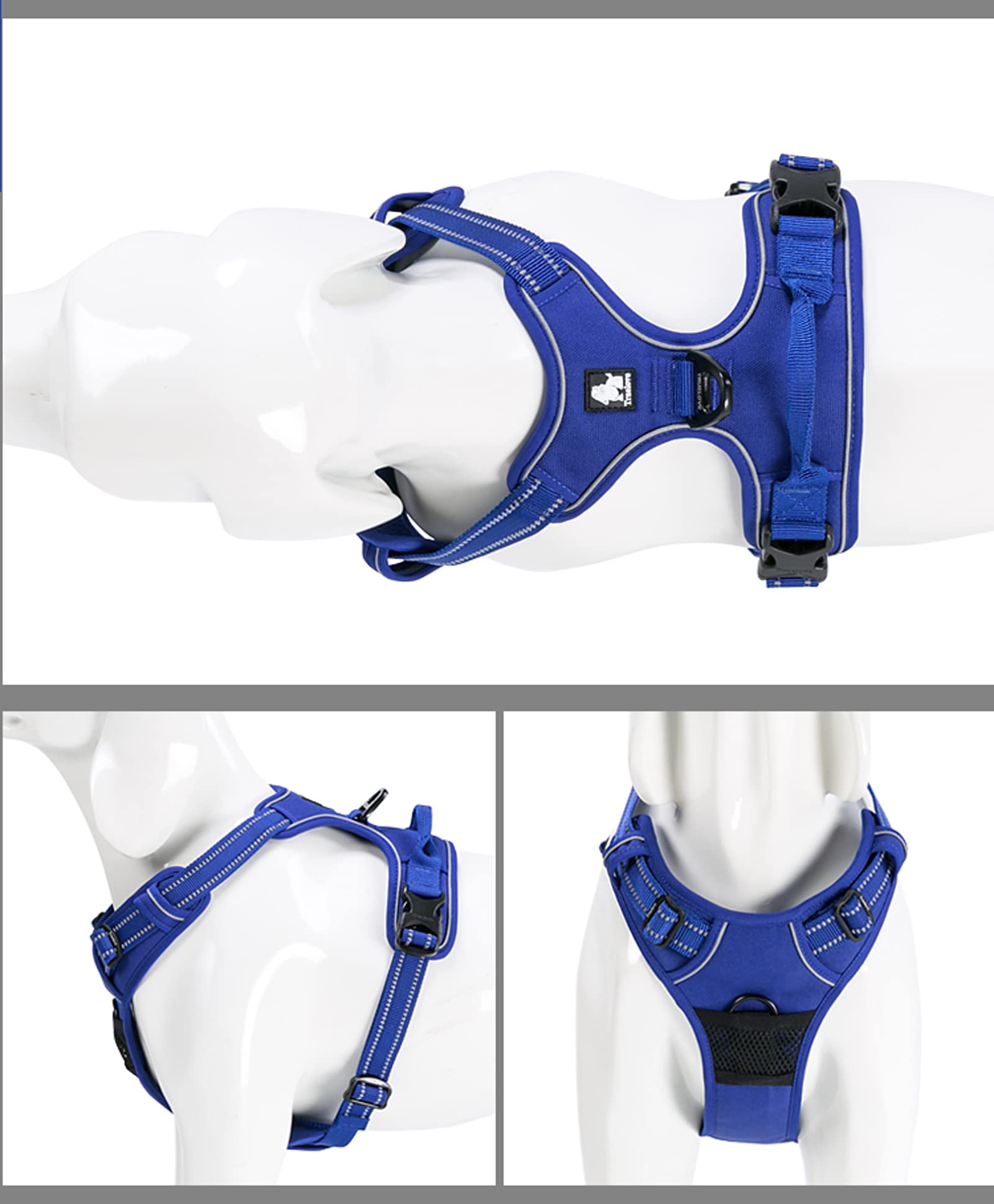 TRUE LOVE TLH5651 Royal Blue reflective trim improves visibility at night.