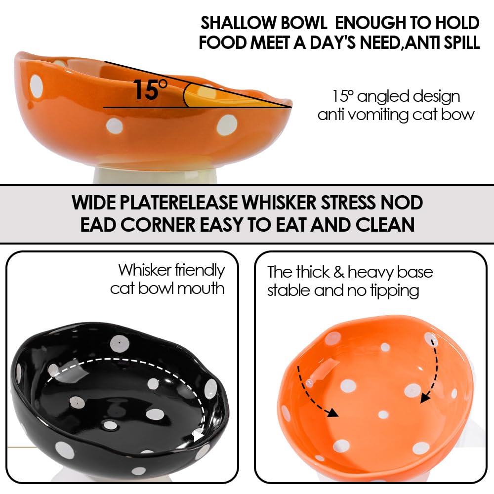 TRUNDISAN 5.5x4.33 inch bowl keeps food centered
