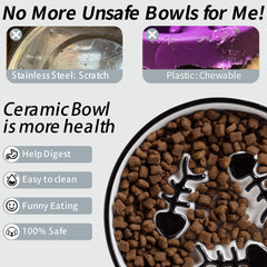 TRUNDISAN whisker-friendly cat bowls highlight shallow design reducing whisker fatigue.