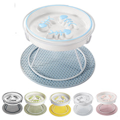 TRUNDISAN Fish-Bone Slow-Feed Bowl ceramic design showcases a playful yet practical feeding solution for controlled portions.