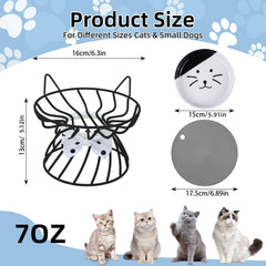 TRUNDISAN non-slip stand keeps the bowl steady during meals