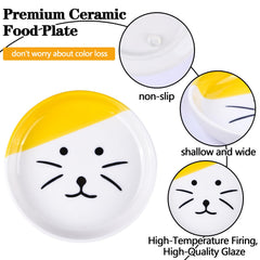 TRUNDISAN wide shallow dish design helps reduce whisker fatigue during meals.