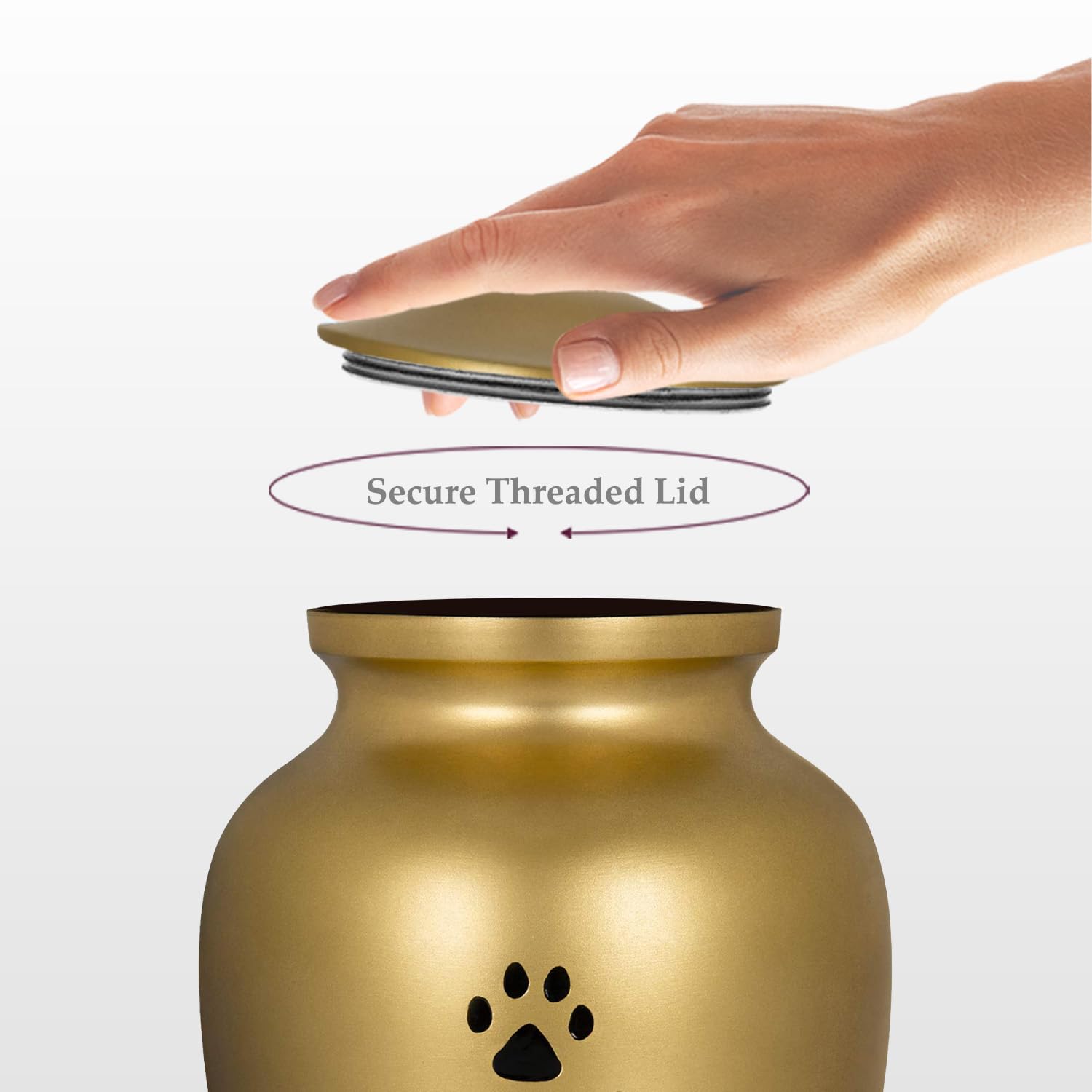 Trupoint Memorials 8-inch tall urn offers a durable, lasting tribute for memories.