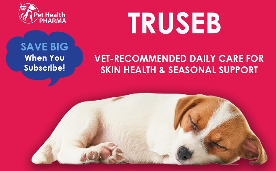 Truseb aloe vera close-up showcases soothing botanicals for pet comfort.