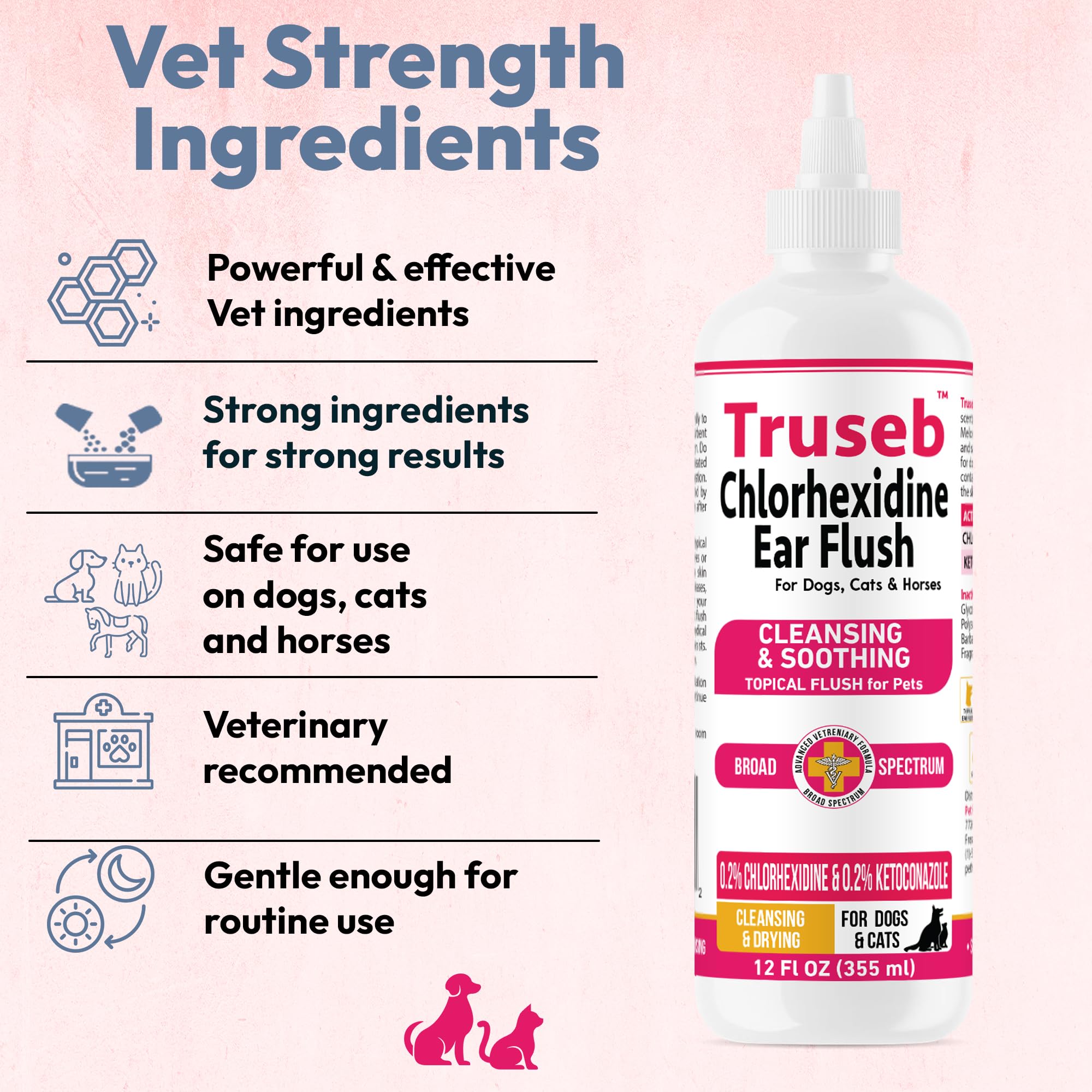 Truseb ear wash cucumber-melon scent deodorizing while cleansing ears