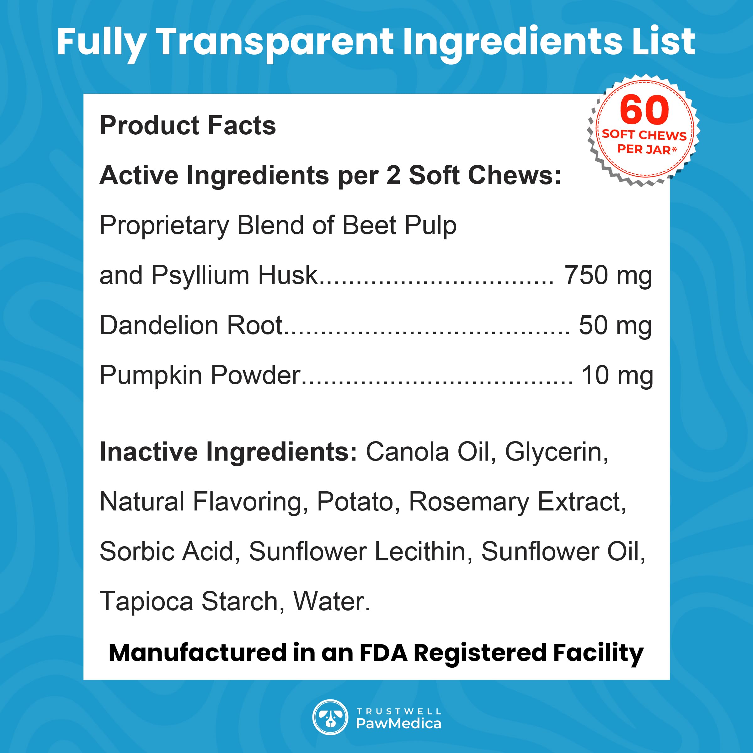 TrustWELL PawMedica dog snack after meal as part of routine