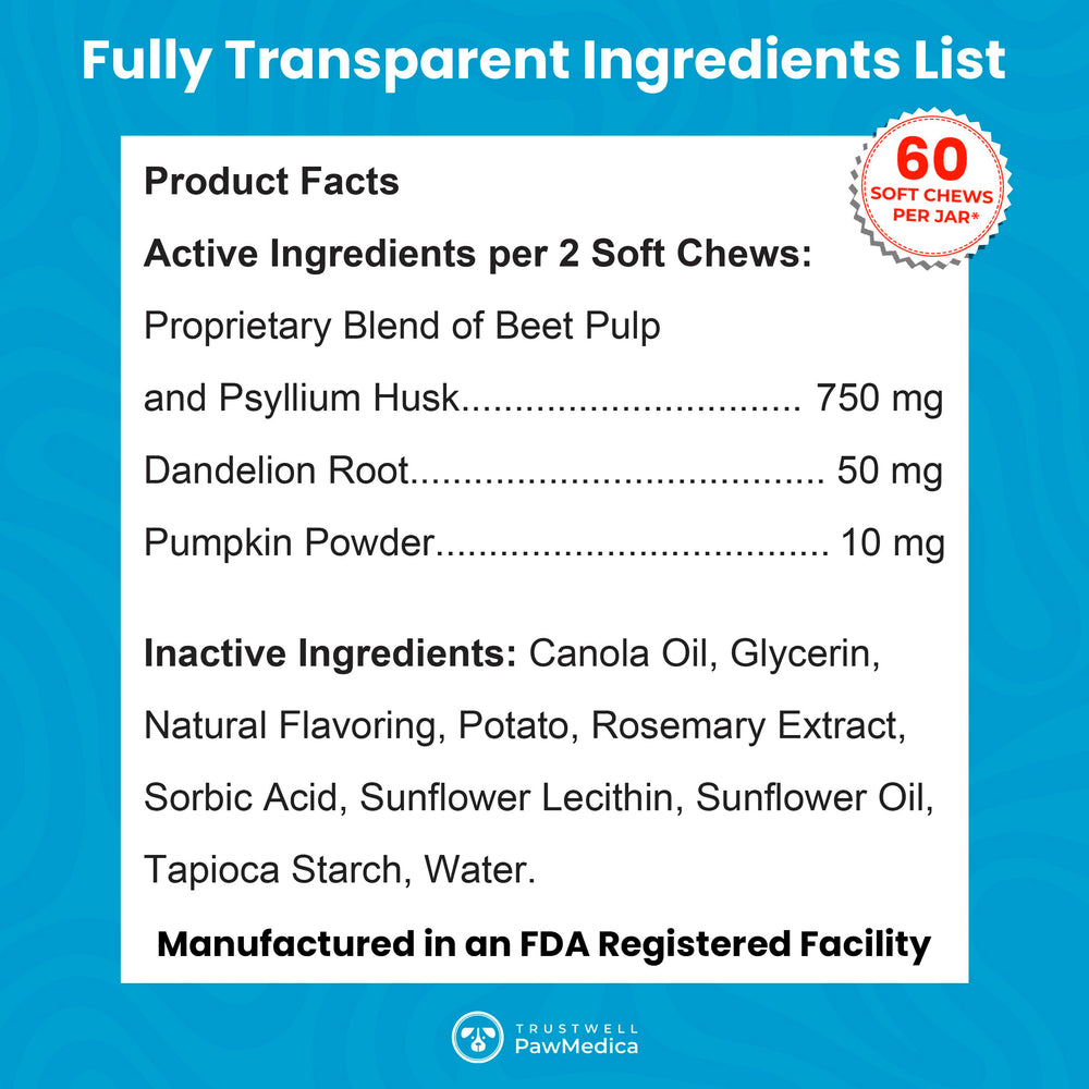 TrustWELL PawMedica dog snack after meal as part of routine