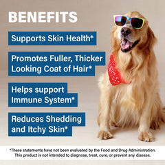 Trustwell PawMedica Omega 3 dog chews closeup showing appetizing flavor and skin support