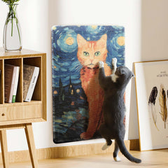 Truvito wall-mount scratch mat uses Sticker 360° for secure setup