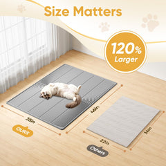 TRZZ XXL silicone surface cat litter mat paw-friendly for comfort