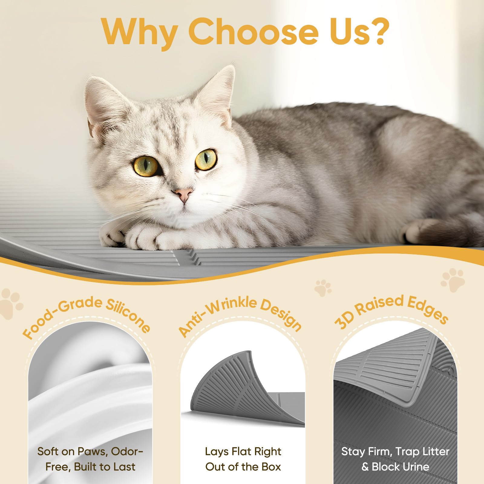 TRZZ mat is easy to rinse and quick-dry for simple cleanup.