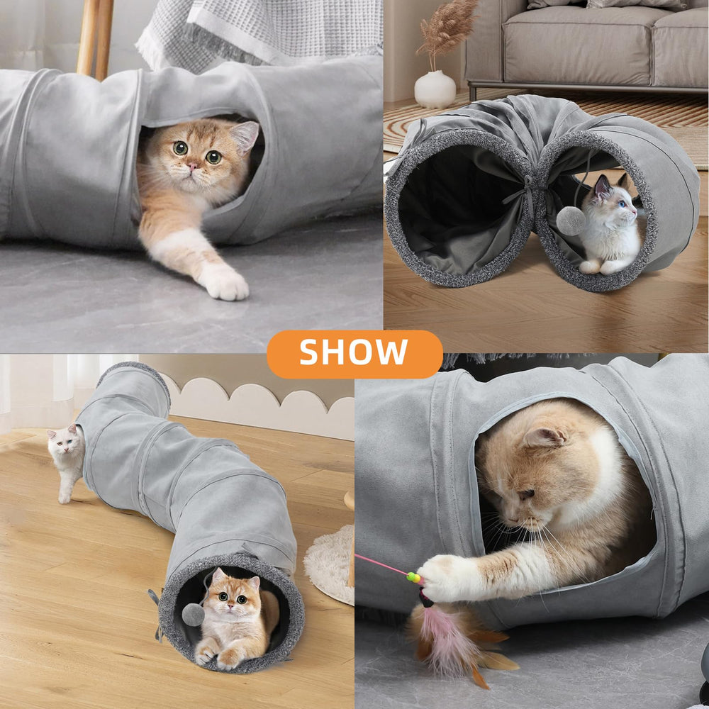 TSEB4TEP cat-track-ball-toy interactive image promotes social play.