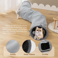 TSEB4TEP cat tunnel peepholes show observation points for curious cats.