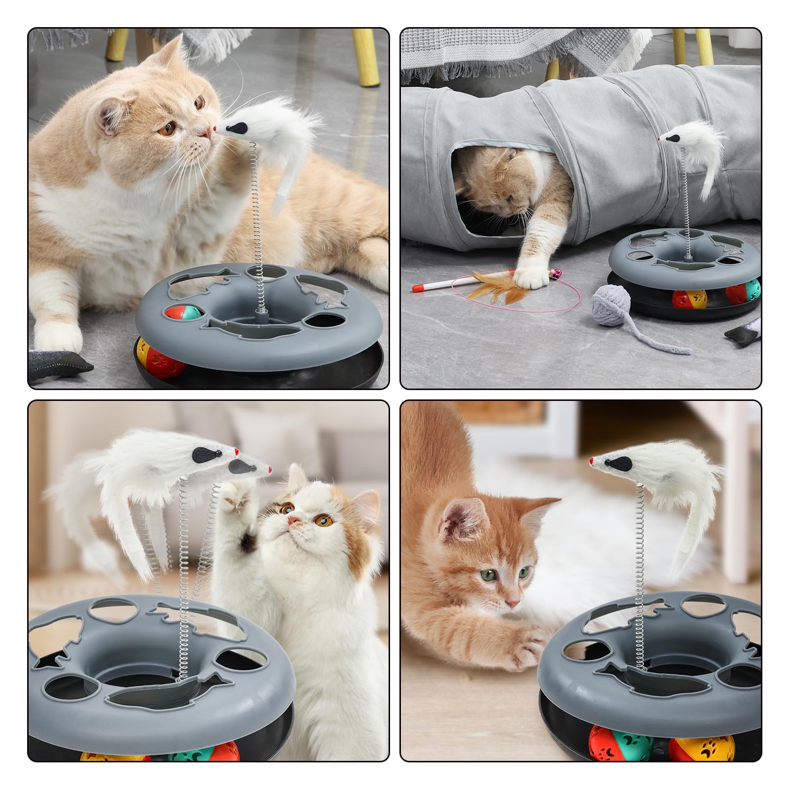 TSEB4TEP cat tunnel portability-storage indicates easy folding and transport.