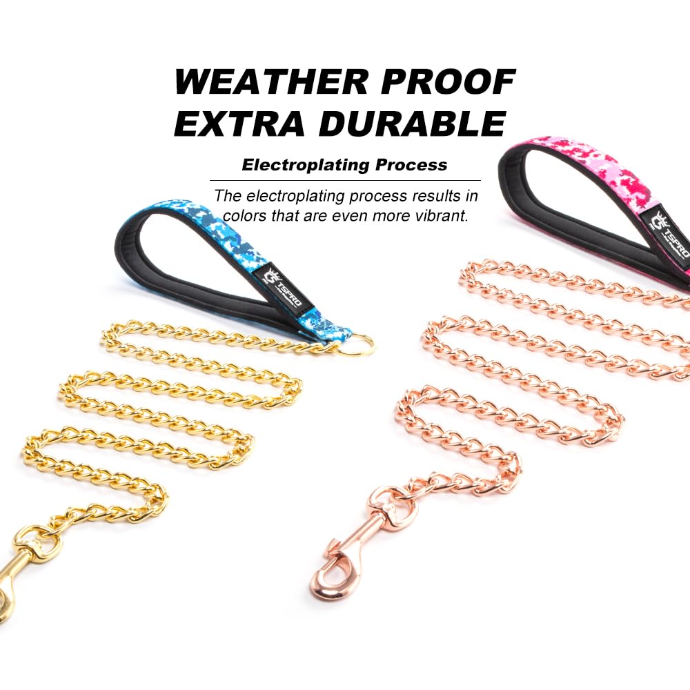 TSPRO Chew Proof Dog Leash 3.9 ft length enables precision control during walks.