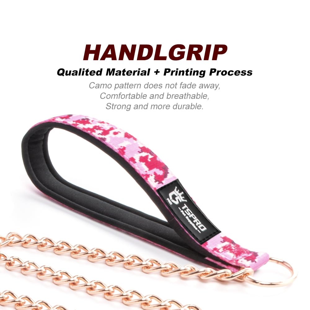TSPRO Chew Proof Dog Leash supports powerful dogs with high tensile strength.