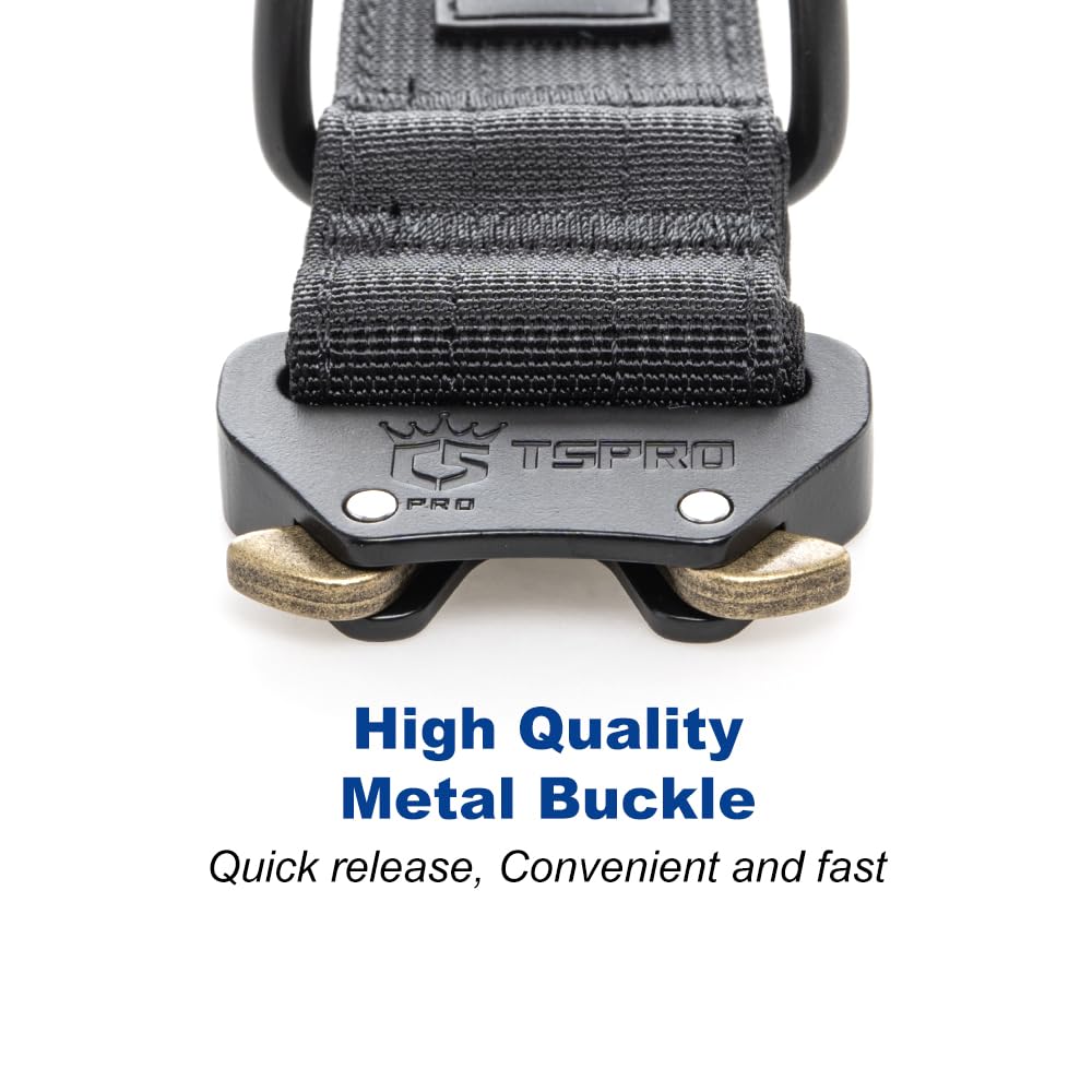 TSPRO premium dog collar adjustment slider demonstrates easy size changes.