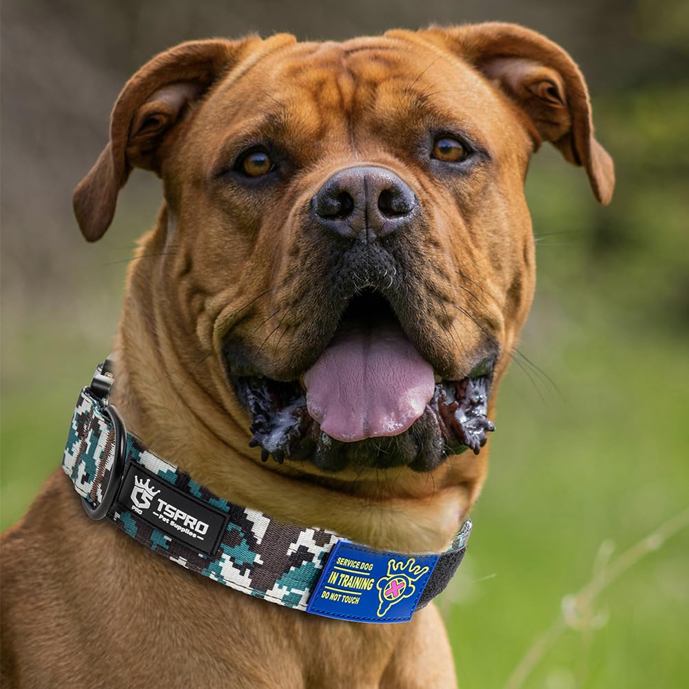 TSPRO Premium Dog Collar premium polyester for all-day comfort and durability