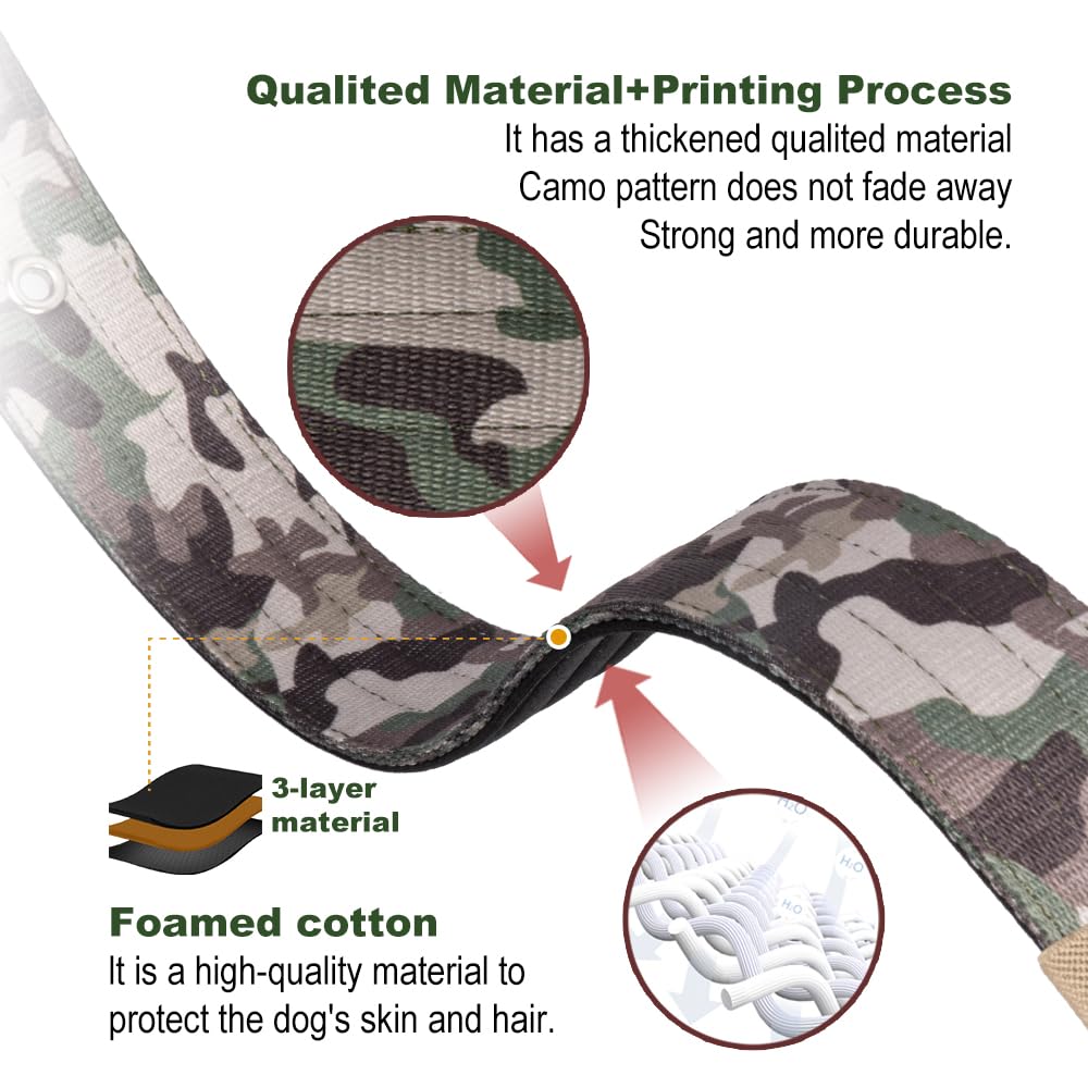 TSPRO military-green collar suits small dogs with durable polyester.