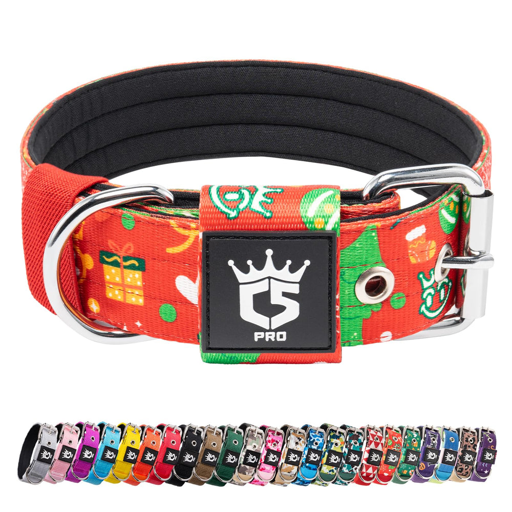 TSPRO Tactical Dog Collar closeup buckle highlights secure metal clasp for daily walks.