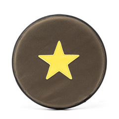 TSPRO tactical dog flying disc 9.5-inch green, front view for durable training and outdoor play
