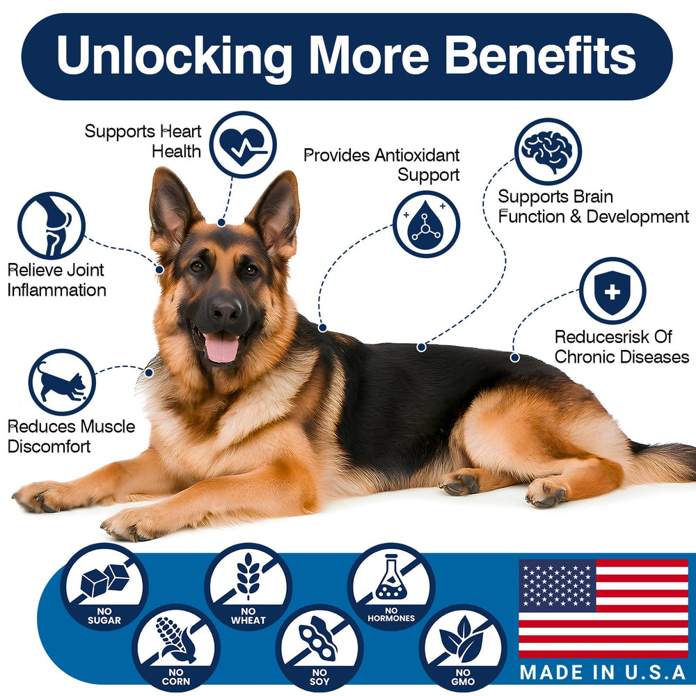 TTLXBL Omega 3 dog allergy relief chew for itching support