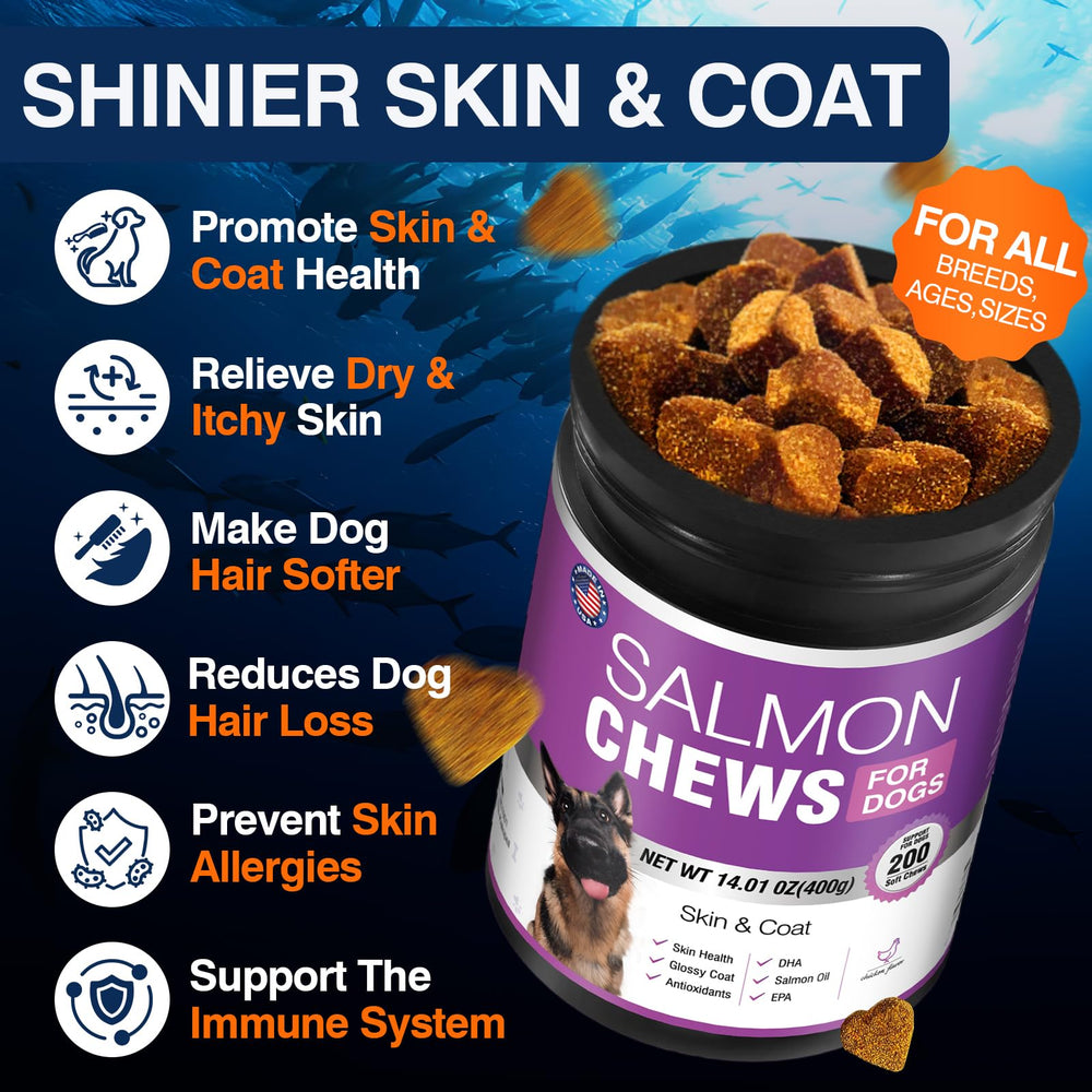 TTLXBL Omega 3 dog chews chicken flavor close-up for easy dosing