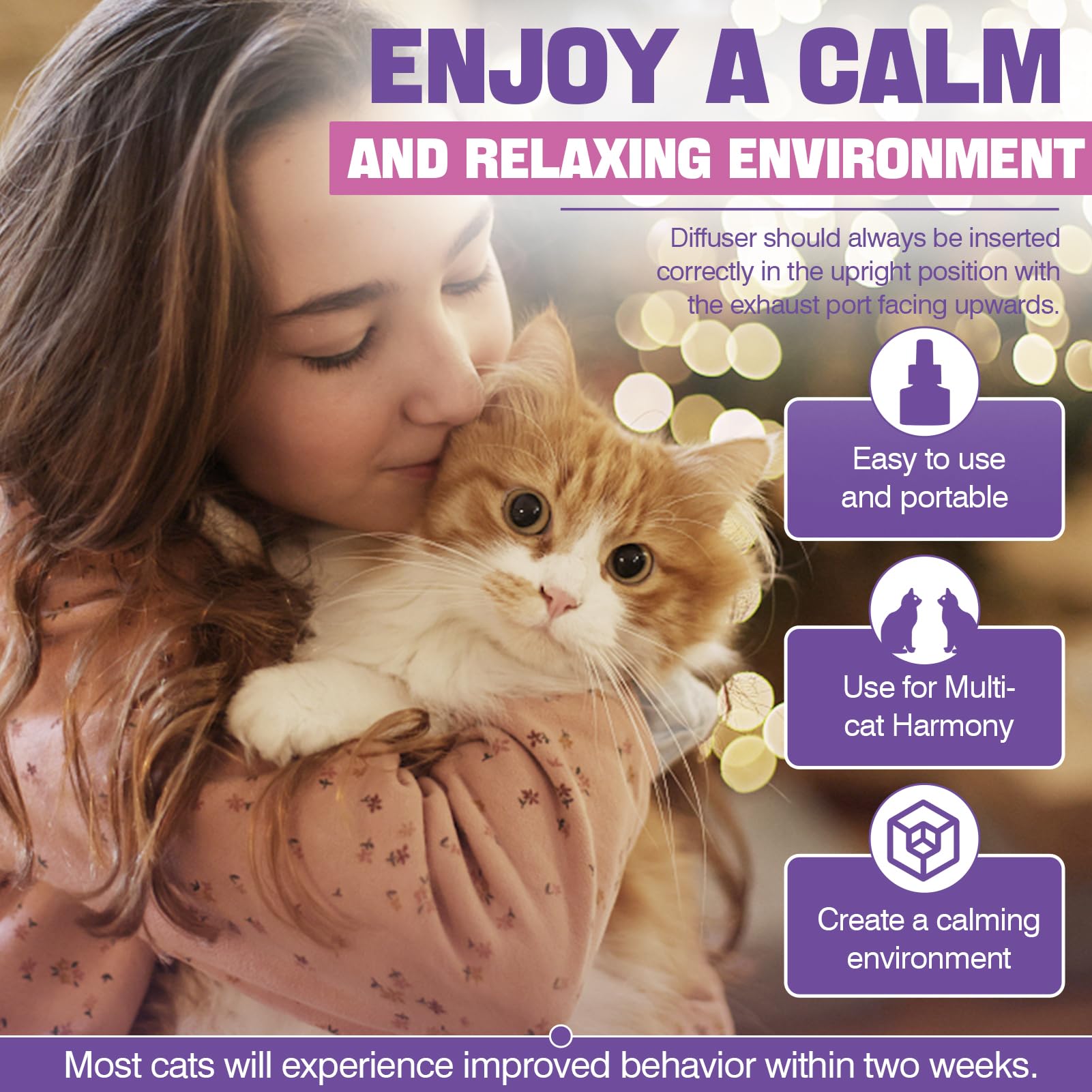 TTLXRL cat pheromone diffuser refill in multi-cat living space.