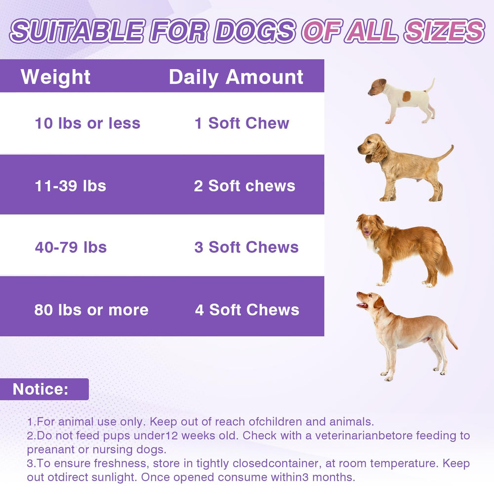 TTLXRL Dog Allergy Chews promotes coat shine and skin comfort