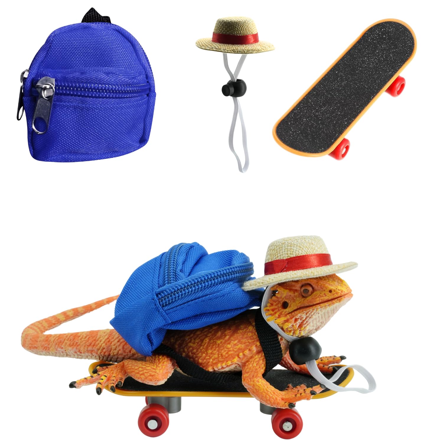 TTMIMIK dragón barbudos sombrero ajustable para exterior y estilo
