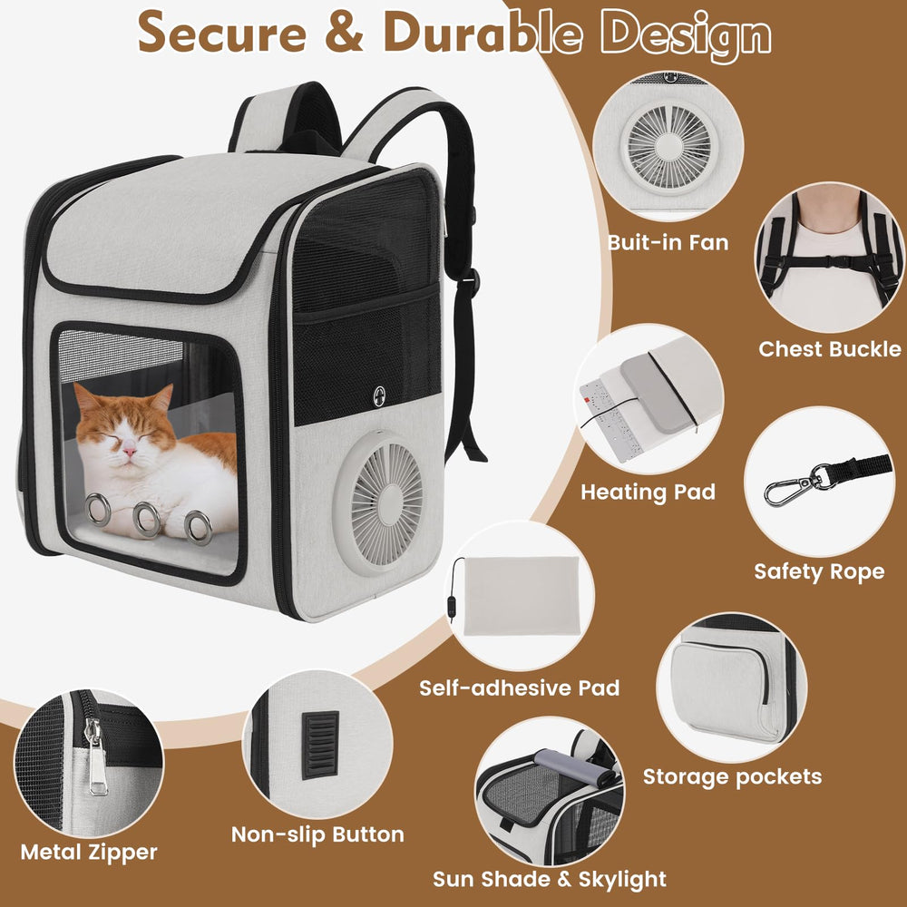 TTPet safety-leash-and-cushion secures pet and cushions cleanly