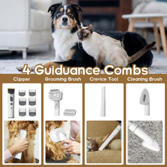 Tuanchuanrp dog grooming kit electric-clipper provides precise clipping with gentle skin contact.