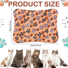 Tuanse reversible paw-pattern bed mats offer two color looks for crates.