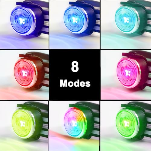 Tubasion upgraded silicone band keeps the light secure on any collar