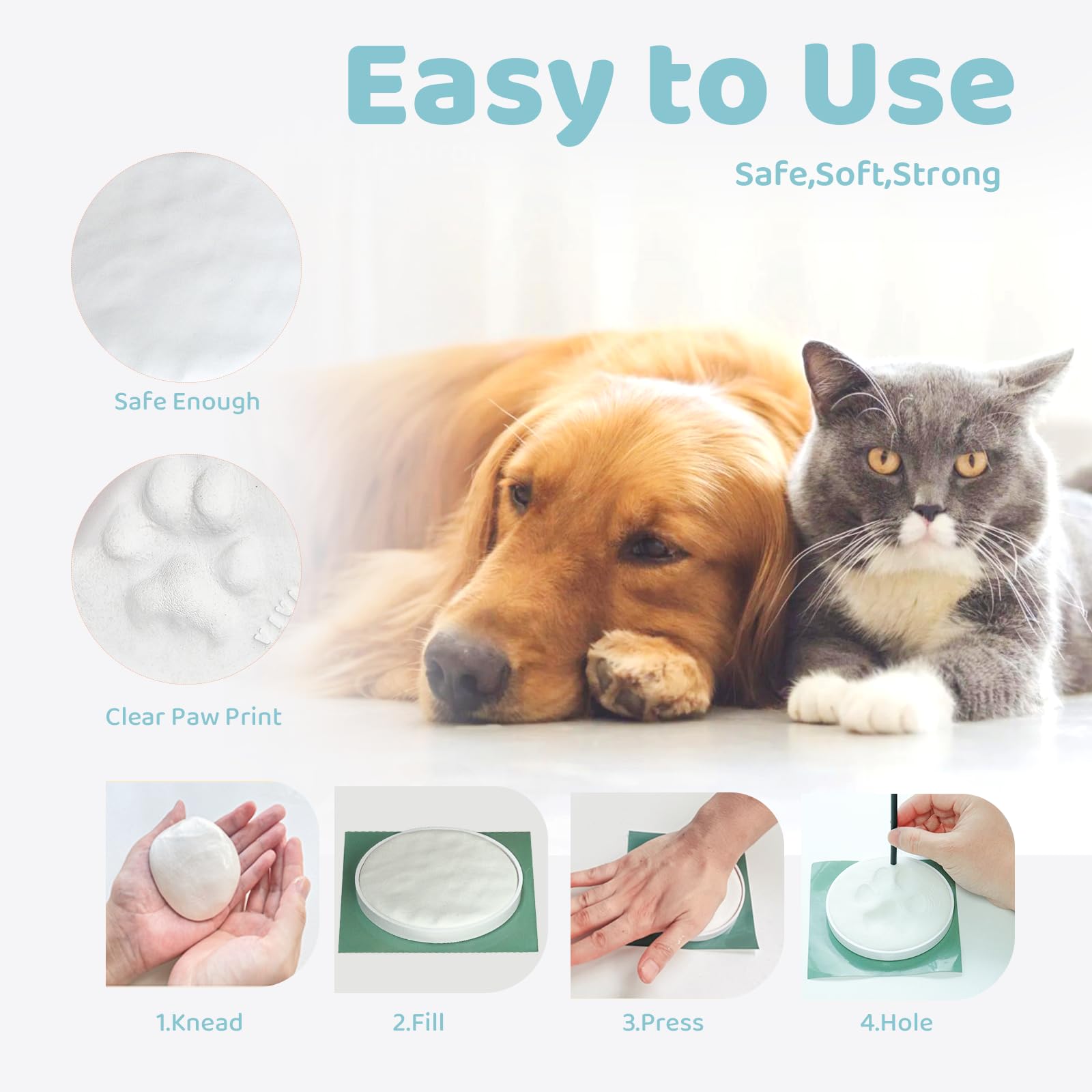 Tubuui baby hand imprint kit preserves tiny newborn prints.