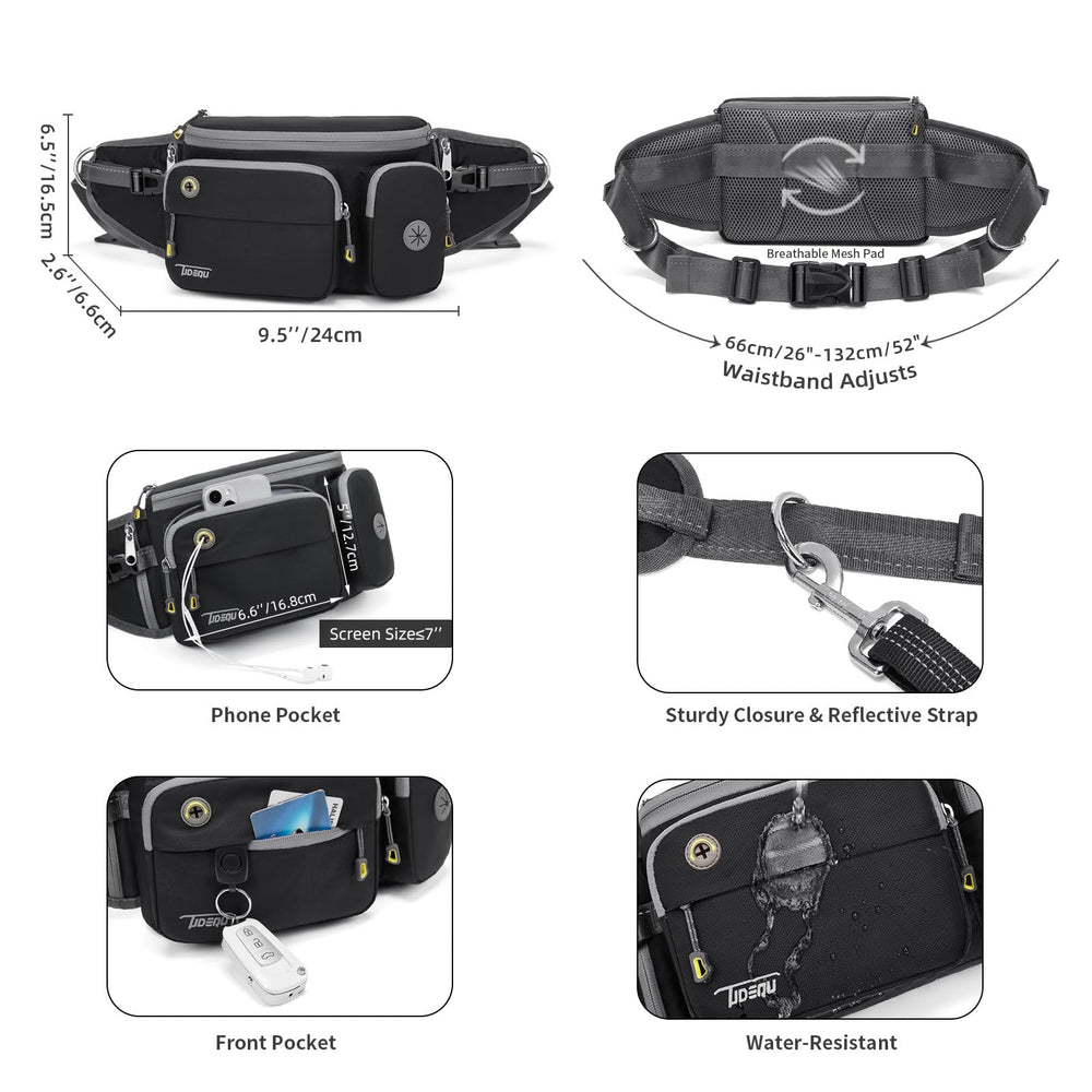 TUDEQU reflective details at night enhance safety during runs