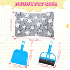 Tudomro guinea pig bed mat close-up shows plush texture ideal for quiet naps