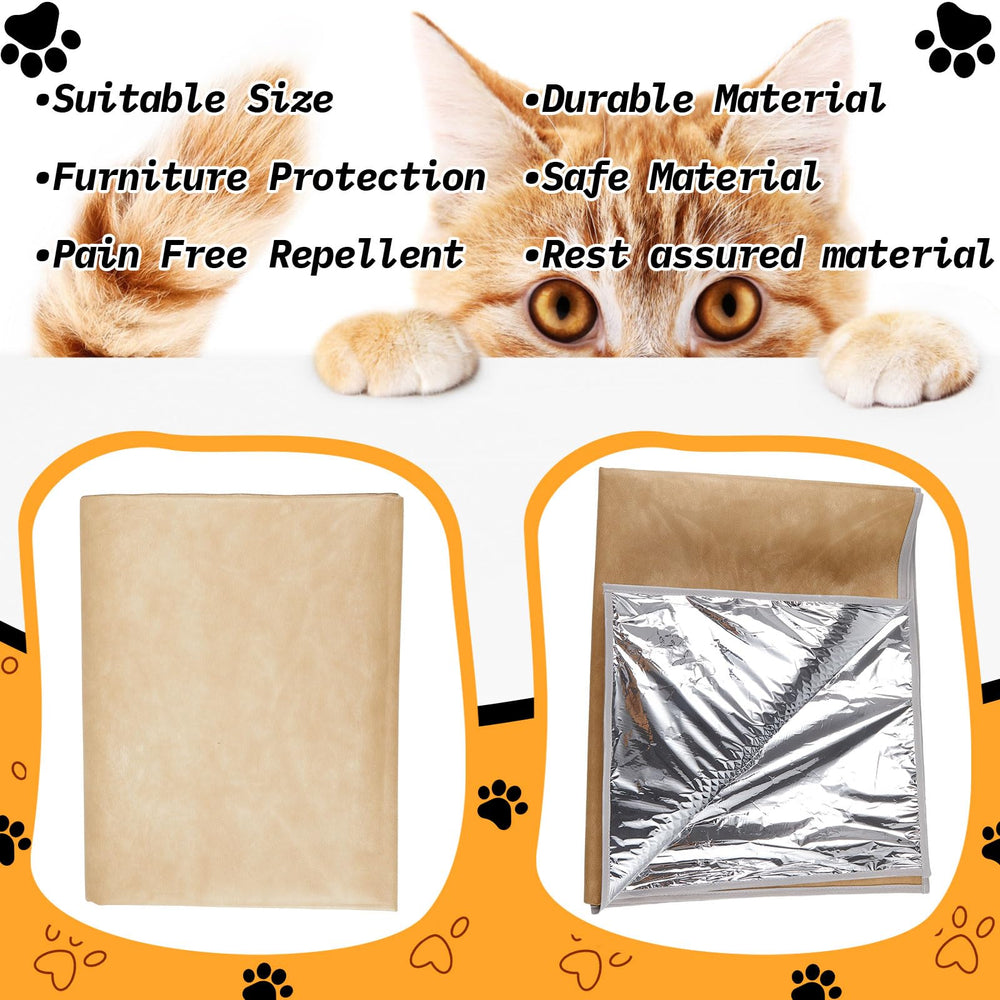 Tudomro pet deterrent mat on sofa reduces mess risks.