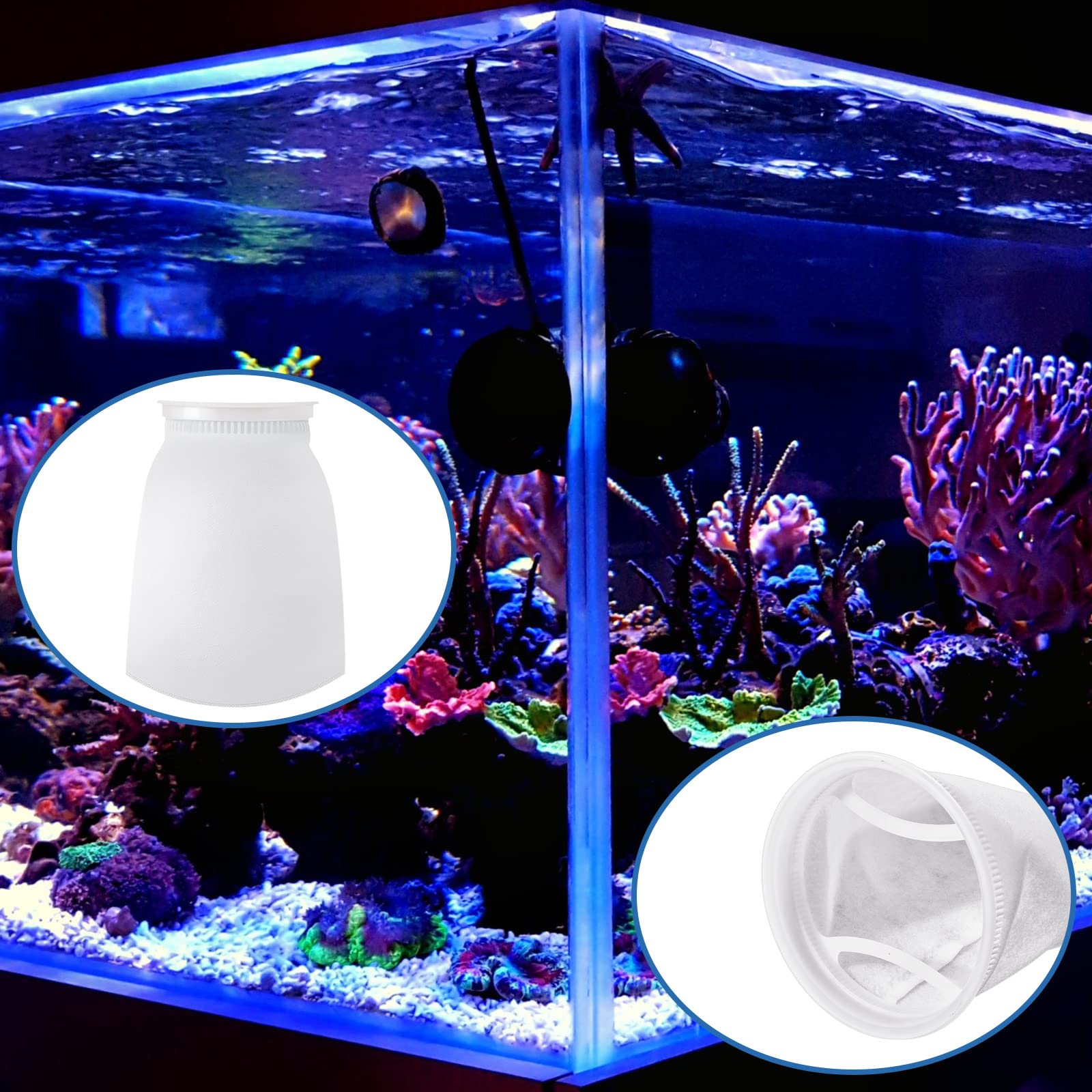 Tudomro sump sock filters reduce particulates and debris buildup
