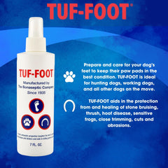 TUF-FOOT hooves protection closeup illustrates cold-weather defense on uneven terrain.