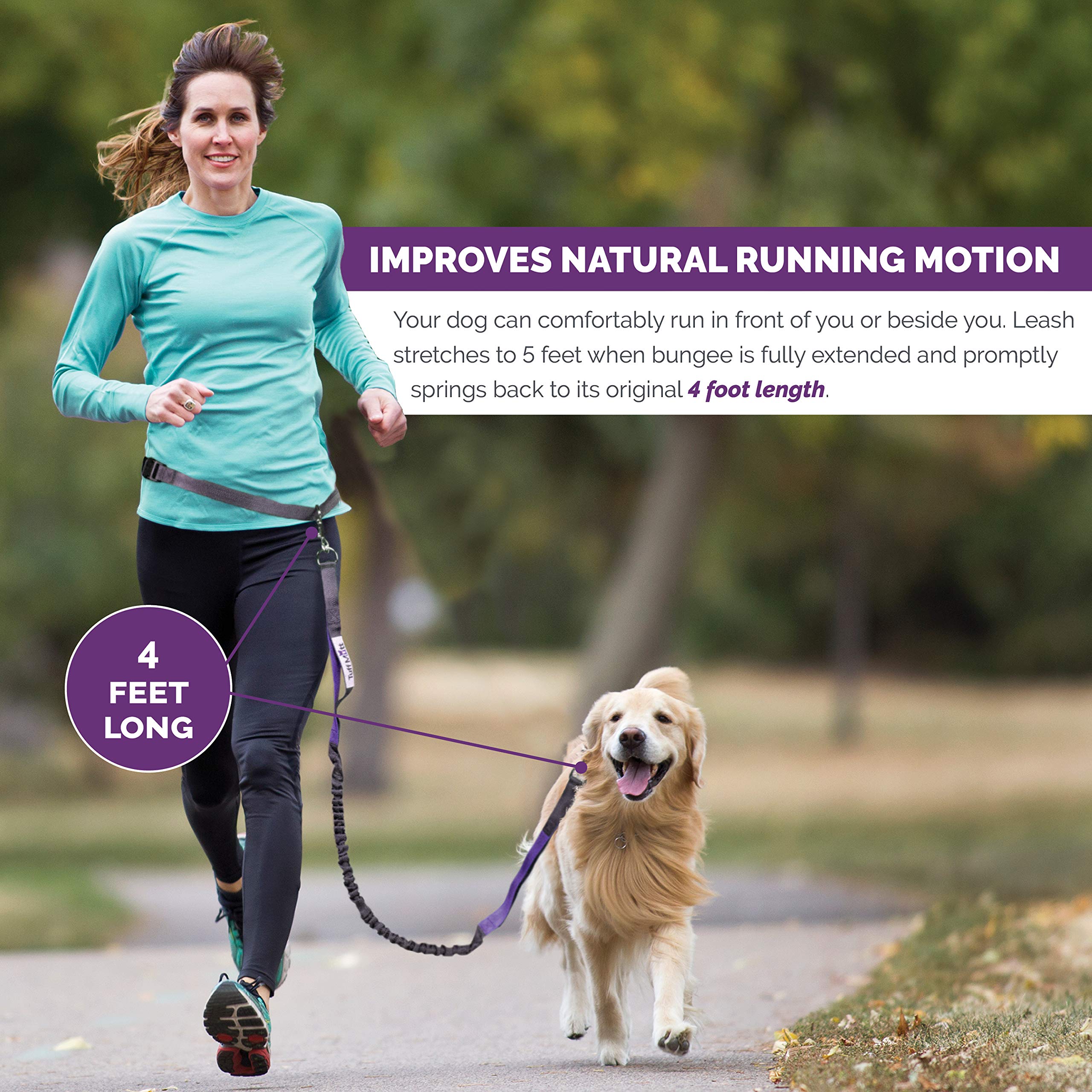 Tuff Mutt double-handle leash offers quick control without stopping