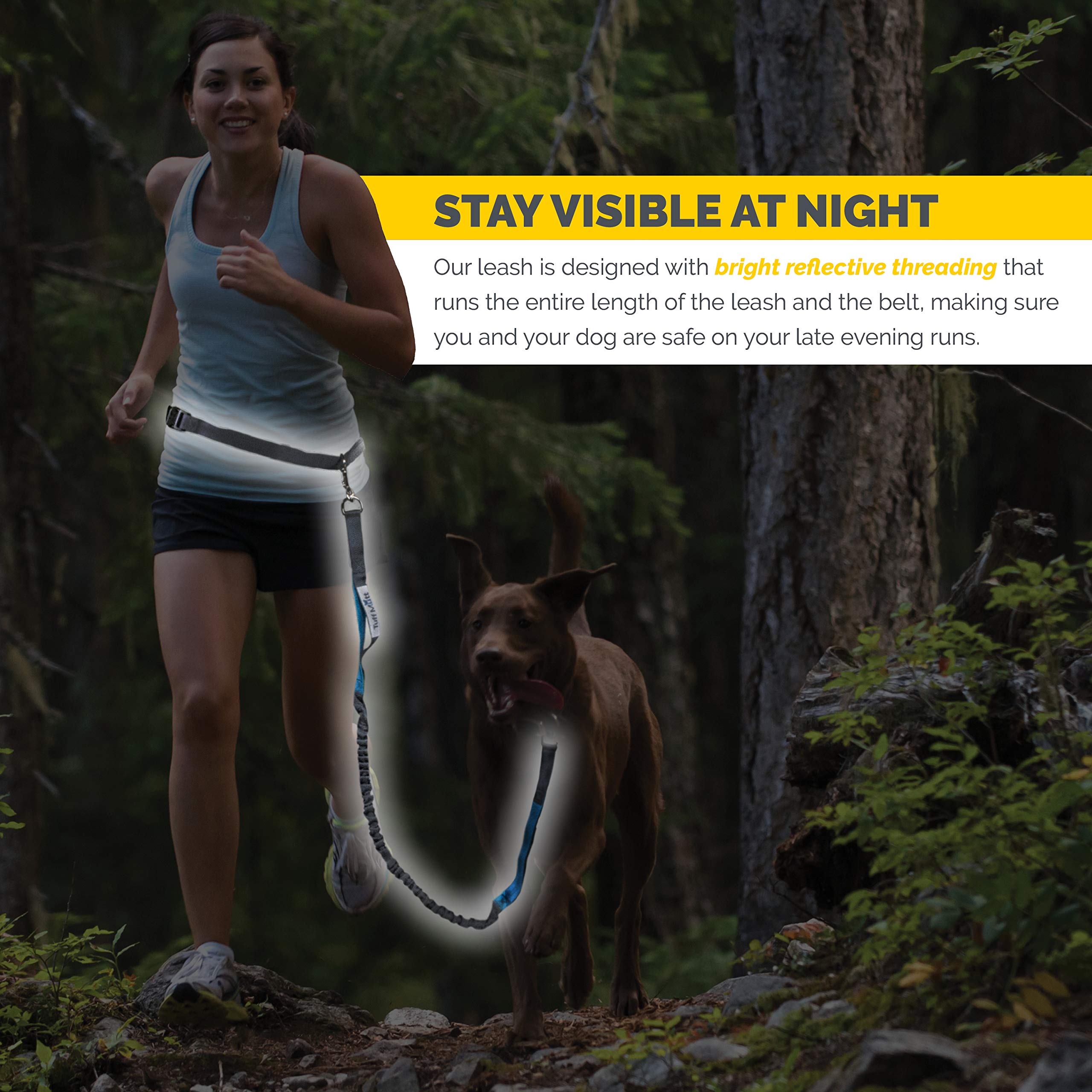 Tuff Mutt leash supports comfortable control during pulls