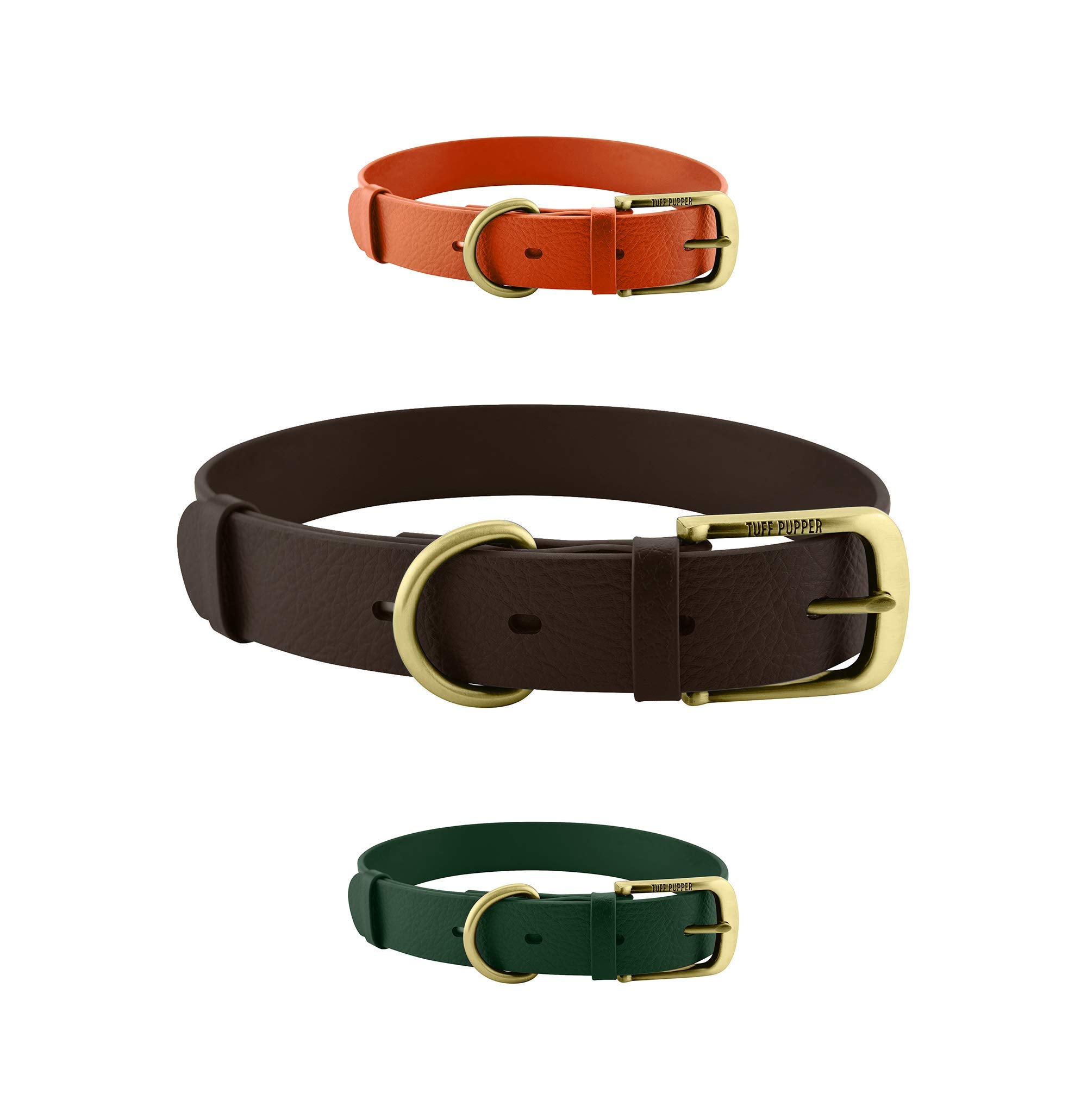 Tuff Pupper Classic heavy-duty dog collar buckle closeup for lasting secure wear