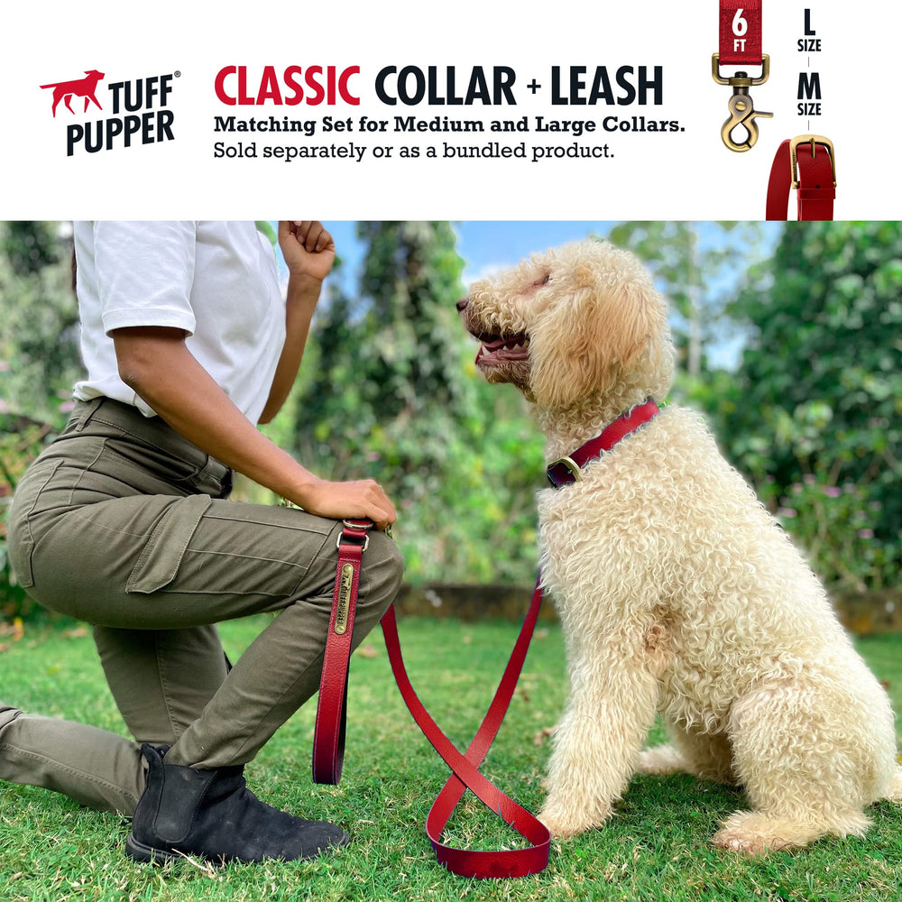 Tuff Pupper collar lightweight construction for comfortable daily wear