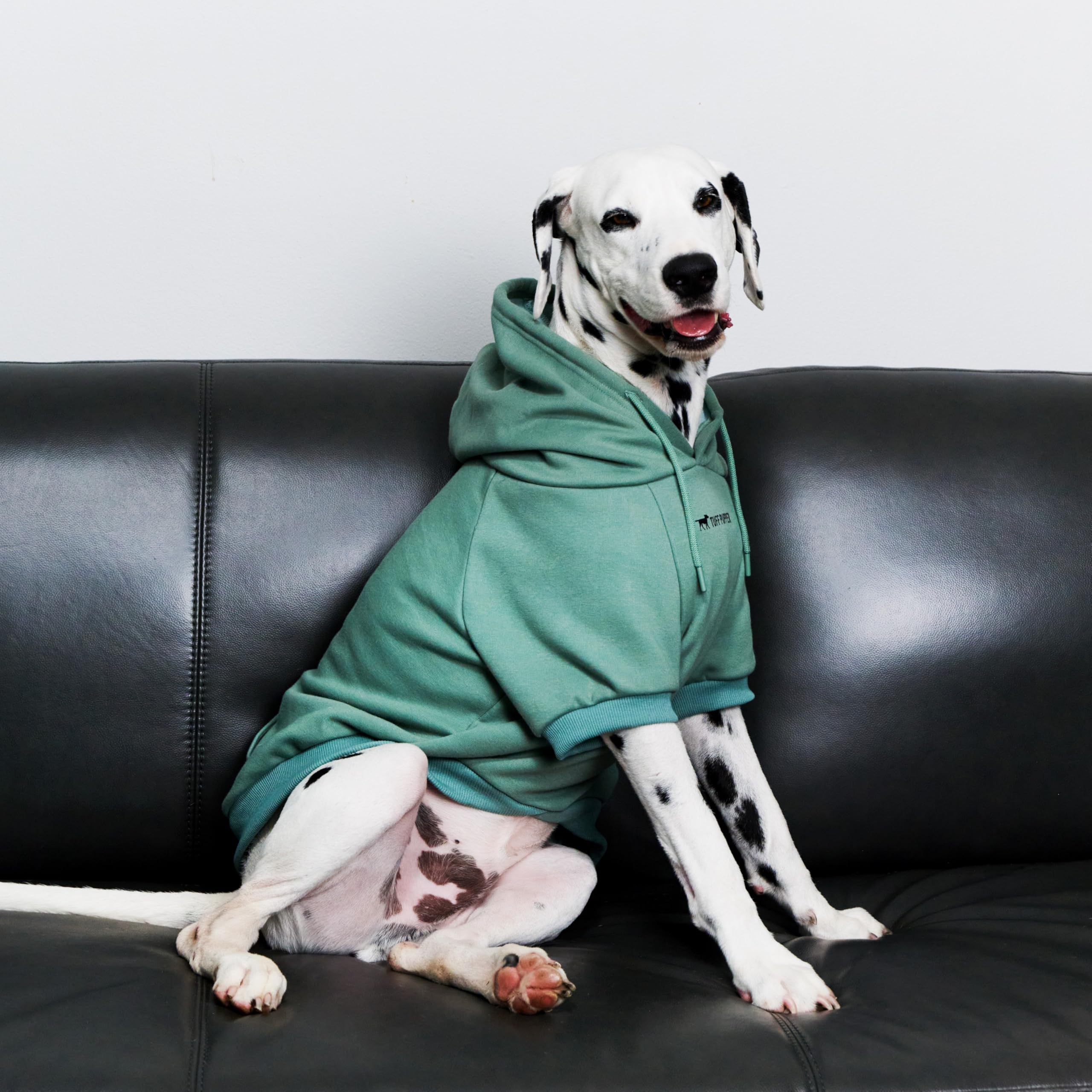 Tuff Pupper dog hoodie durable stitching for long-lasting use
