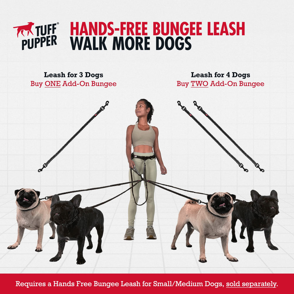 Tuff Pupper dual-handles-closeup enables quick control near each dog