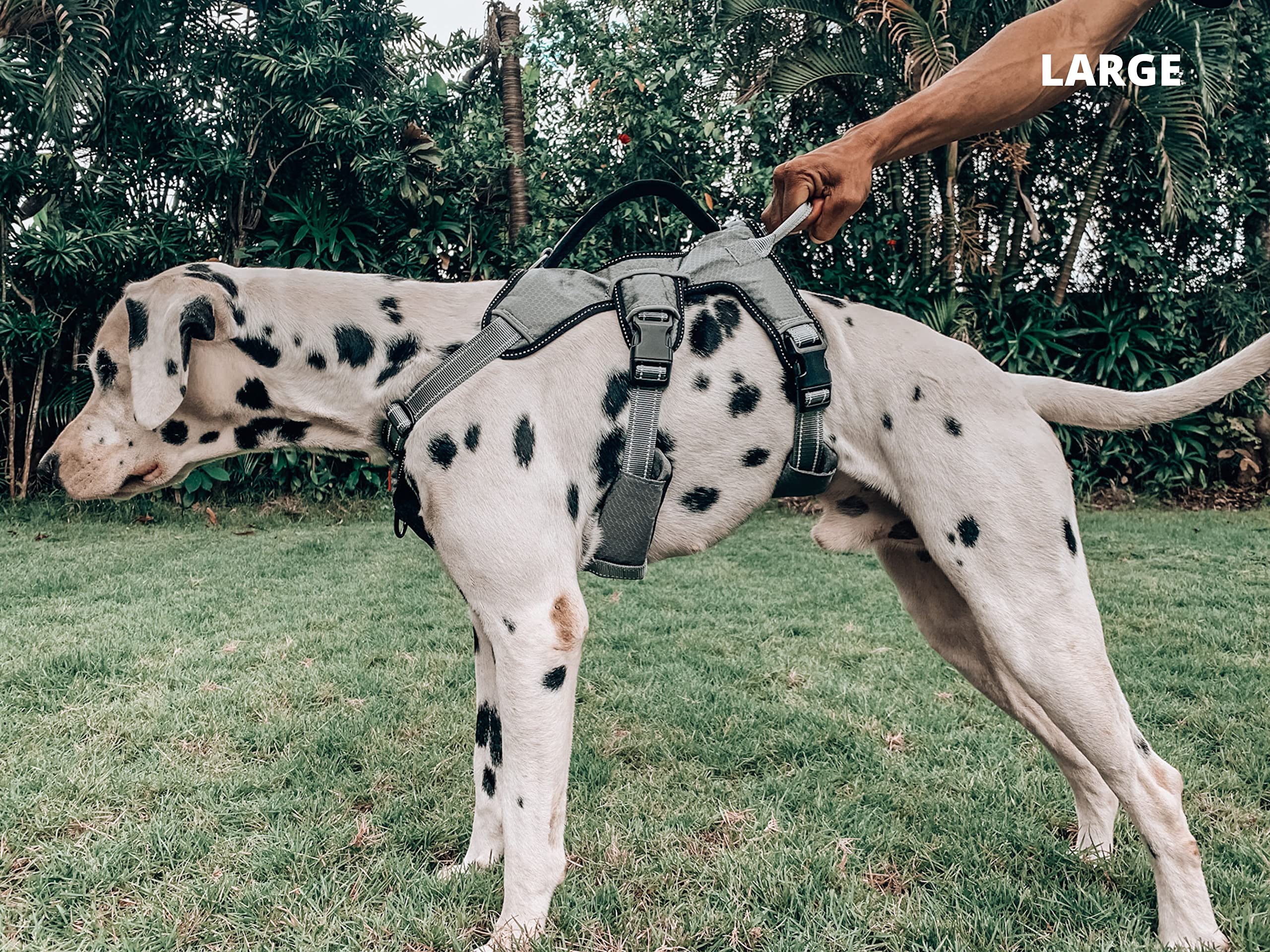 Tuff Pupper durable oxford fabric and rustproof hardware for daily adventures.